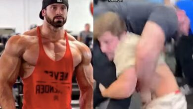 Bodybuilder Bradley Martin Who Keeps Challenging MMA Fighters Taken Down by Man Half His Size