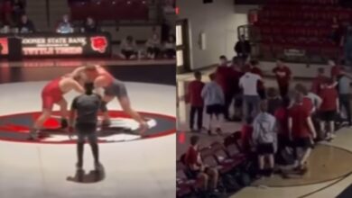 [WATCH] High School Wrestling Match Ends In Mass Brawl