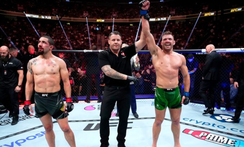Robert Whittaker and Dricus Du Plessis