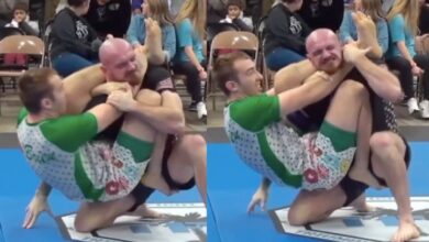Rare Closed Guard Choke Shocks The Crowd at Local Grappling Tournament