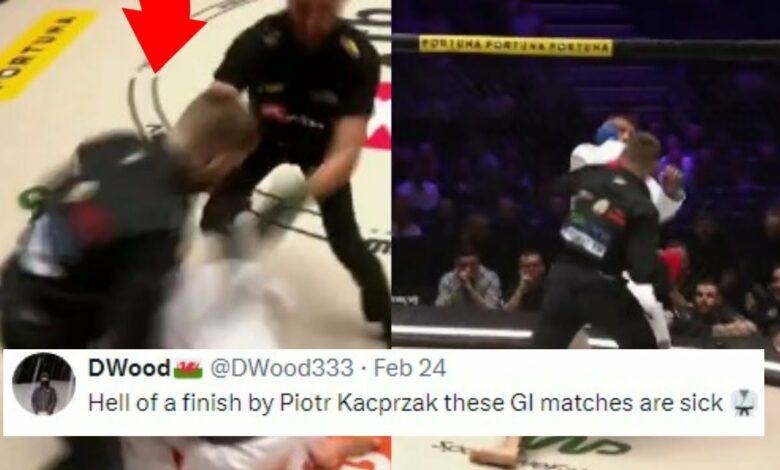 BJJ Black Belt Wins By TKO vs Judo Black Belt in MMA event In The Gi