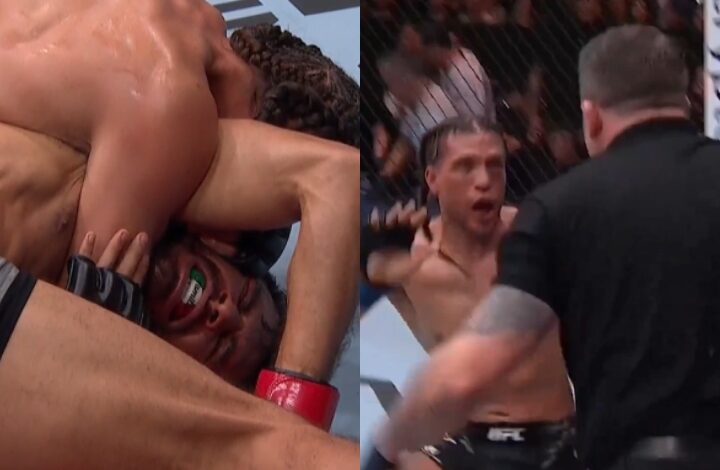 Marc Goddard Shares What He Told Brian Ortega – After Holding On The Submission For Too Long At UFC Mexico