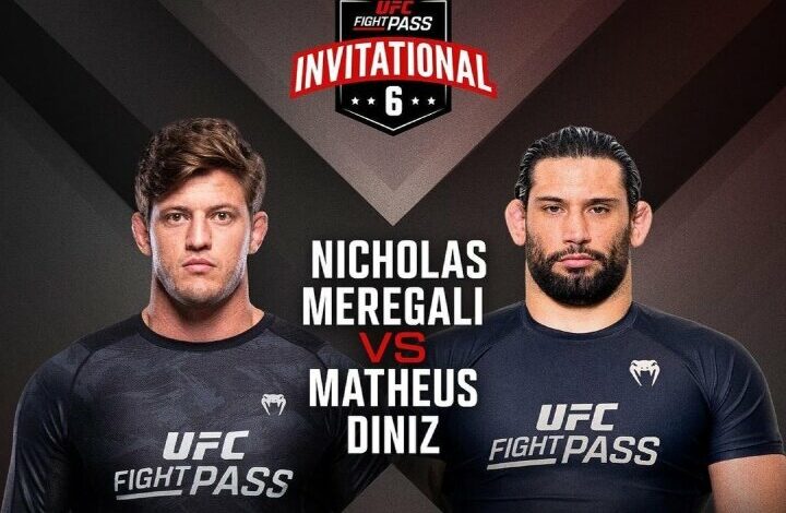 Nicholas Meregali vs. Matheus Diniz Set For UFC Fight Pass Invitational 6