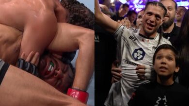 [WATCH] Brian Ortega Hits Spectacular Arm Triangle Choke Comeback At UFC Mexico City