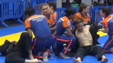 [WATCH] Medical Staff Slow To Help Injured IBJJF Competitor – But For Good Reason