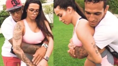 Watch: Charles Oliveira Teaches Self Defense BJJ To OnlF*ns Models