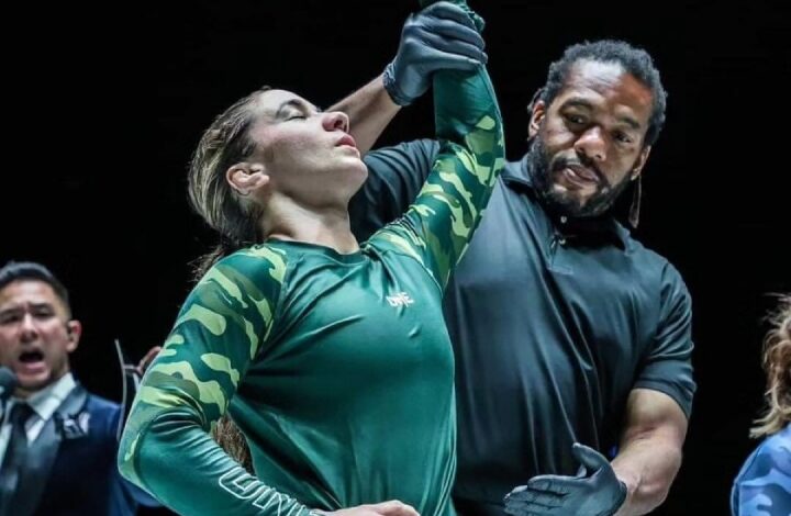 Mayssa Bastos Wins ONE Championship Debut In Dominant Fashion