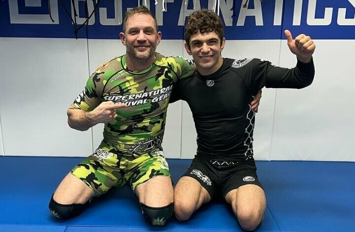 [WATCH] Hollywood Actor Tom Hardy Trains BJJ With Mikey Musumeci