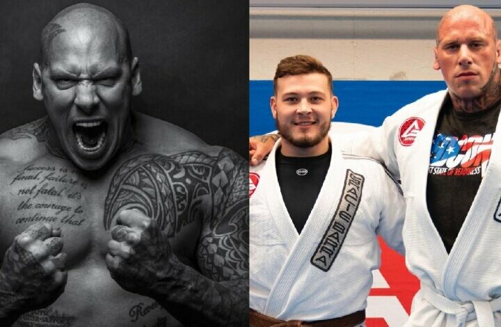 [WATCH] Stuntman/Bodybuilder Martyn Ford Trains BJJ In The Gi