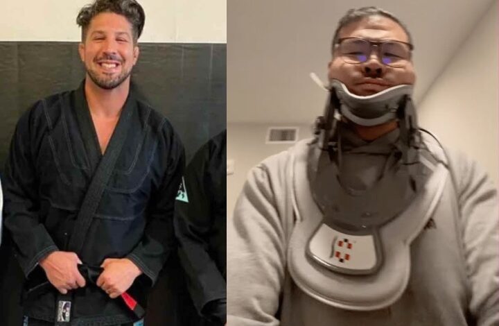 Watch: Brendan Schaub Injures his Employee Applying a Guillotine