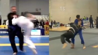 This Crazy Helicopter Takedown Actually Works Well On BJJ Guys With Low Stance & Stiff Arms