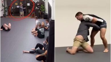 Drunk Guy Walks into BJJ gym & Challenges the Coaches