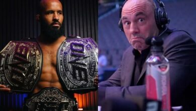 Joe Rogan Praises Mighty Mouse For His Win Against 250 LBS Opponent: “Probably The Best Ever”