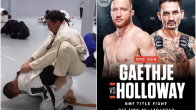 Max Holloway Trains BJJ in the GI For His Fight Against Justin Gaethje at UFC 300
