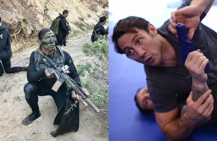 Tim Kennedy, BJJ Black Belt & Green Beret, Teaches BJJ Techniques For Weapon Takeaway
