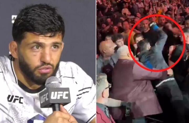 [WATCH] UFC’s Arman Tsarukyan Punches Fan During Walkout
