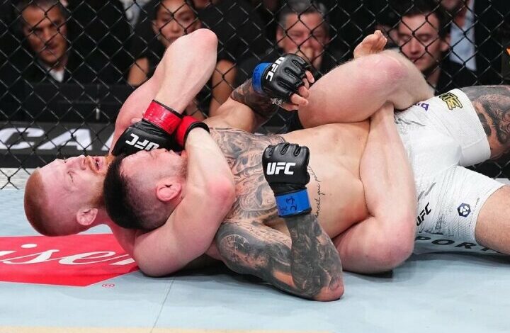 [WATCH] Bo Nickal Taps Out Cody Brundage With RNC At UFC 300