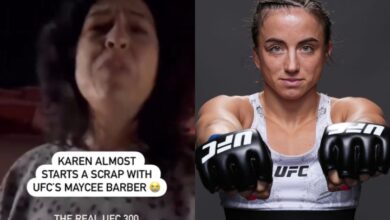 [WATCH] Drunk “Karen” Nearly Picks A Fight With UFC Fighter Maycee Barber
