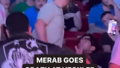 [WATCH] Merab Dvalishvili Confronts Fan At CJI