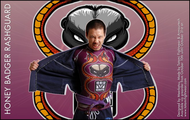 Rashguard Honey Badger par Meerkatsu