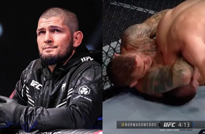 Khabib Nurmagomedov Claims He Allowed Dustin Poirier To Guillotine Him