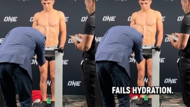 Mikey Musumeci Stripped Off His ONE Championship Belt After Having To Cut 35 LBS In 72 Hours