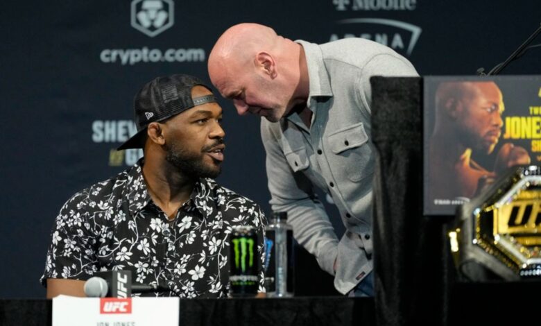 Jon Jones and Dana White