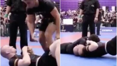 Guy Pretends That The Match is Over Then Goes For A Submission