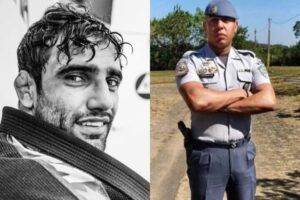 Leandro Lo et le policier qui l'a assassiné