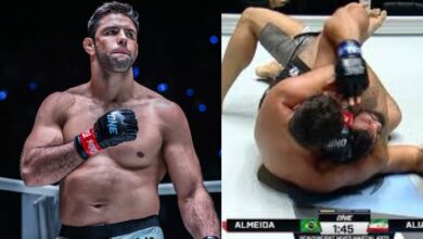 Marcus “Buchecha” Almeida Dominates Amir Aliakbari with First-Round Submission at ONE 169