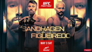 UFC Des Moines, Cory Sandhagen, Deiveson Figueiredo, Results, UFC