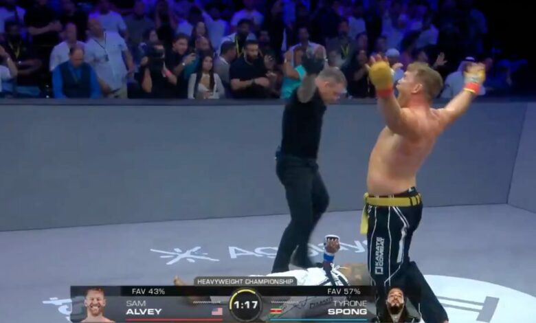 Sam Alvey, Tyrone Spong, UFC, Karate Combat
