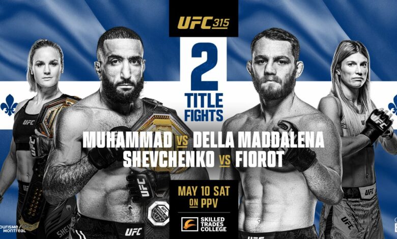 UFC 315, Results, Belal Muhammad, Jack Della Maddalena, UFC, Valentina Shevchenko
