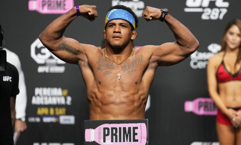 Gilbert Burns UFC weigh in