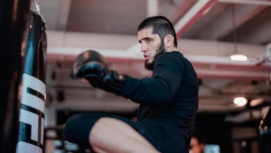 Islam Makhachev training UFC Perfomance Institute