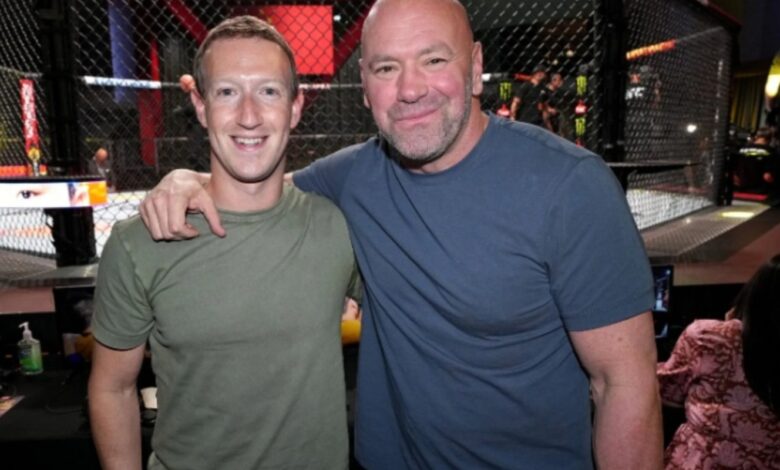 Mark Zuckerberg, Dana White, UFC