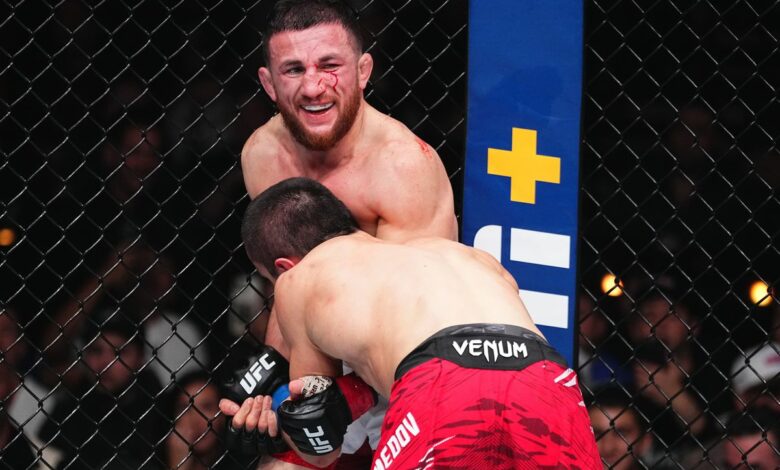 Merab Dvalishvili defends takedown Umar Nurmagomedov