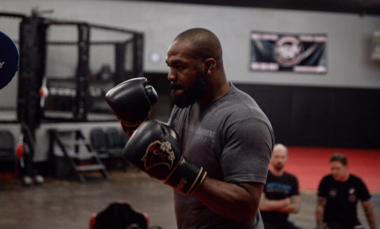 Jon Jones training