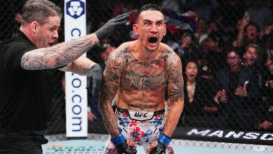 Max Holloway, Justin Gaethje, KO, UFC 300, Pros react, UFC