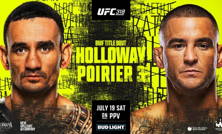 UFC 318, Dustin Poirier, Max Holloway, Results, UFC