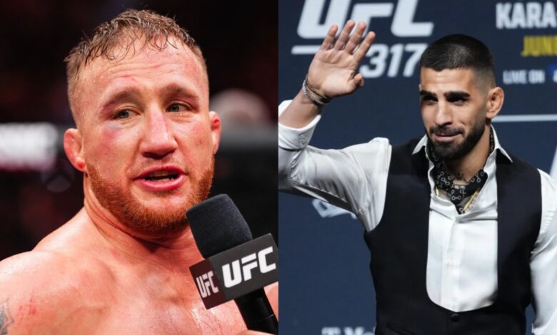 Justin Gaethje and Ilia Topuria