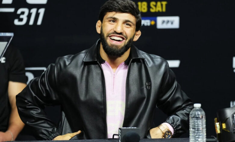 Arman Tsarukyan UFC press conference
