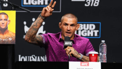 Dustin Poirier UFC press conference