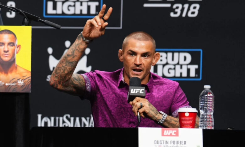 Dustin Poirier UFC press conference