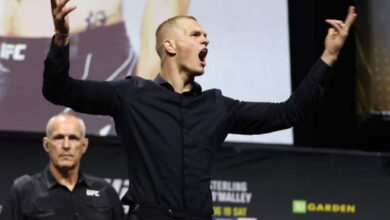 Ian Machado Garry press conference