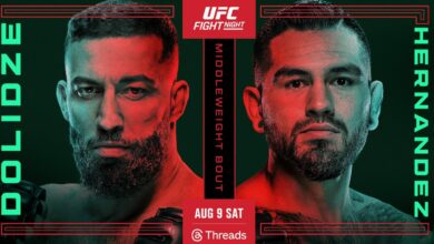 UFC Vegas 109, Roman Dolidze, Anthony Hernandez, Results, UFC