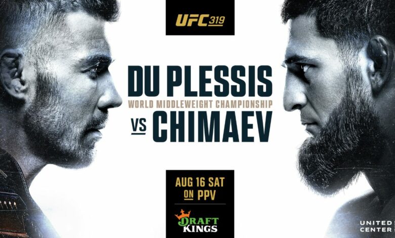 UFC 319, Results, Dricus Du Plessis, Khamzat Chimaev, UFC