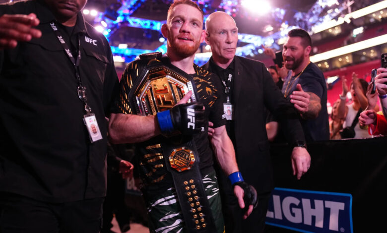 Jack Della Maddalena leaves with UFC title