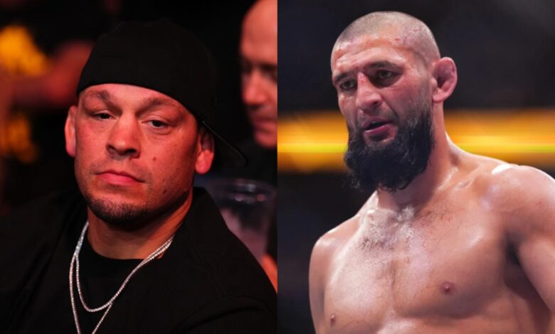 Nate Diaz and Khamzat Chimaev