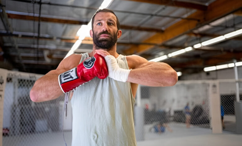 Luke Rockhold boxing MMA gym